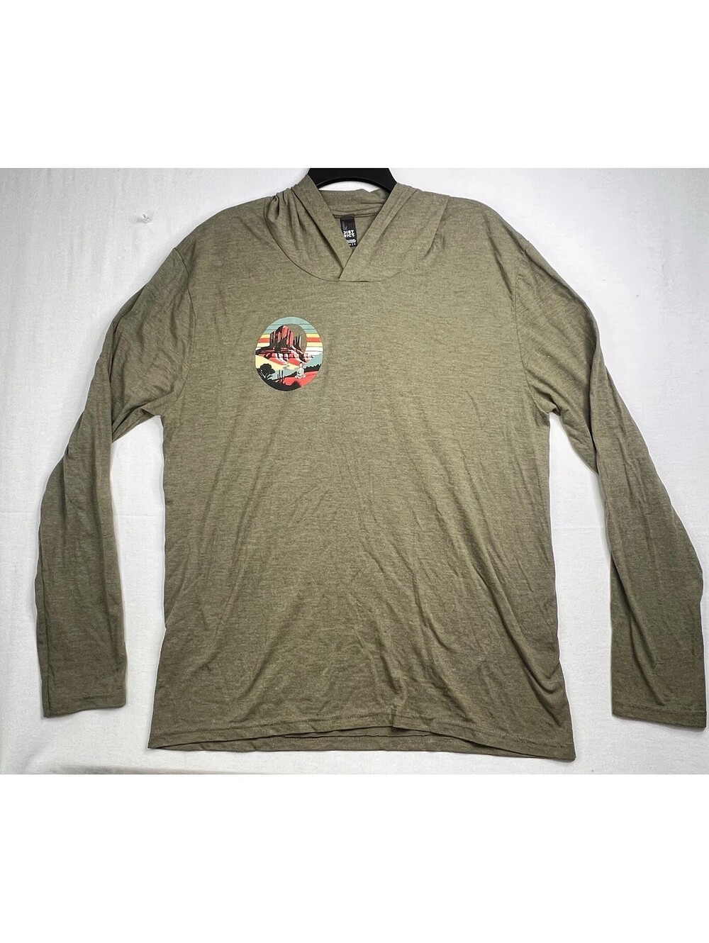 Red Rocks Of Sedona District Perfect Tri Long Sleeve Hoodie Sz Large W/Beanie